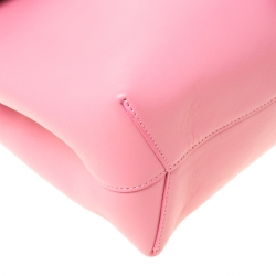 Pre Owned Mansur Gavriel Pink Leather Lady Top Handle Bag 