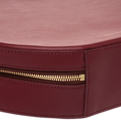 Mansur Gavriel Red Leather Circle Satchel