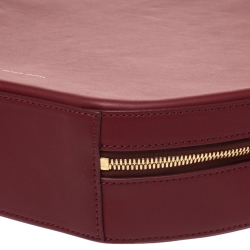 Mansur Gavriel Red Leather Circle Satchel