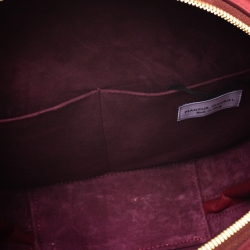 Mansur Gavriel Red Leather Circle Satchel