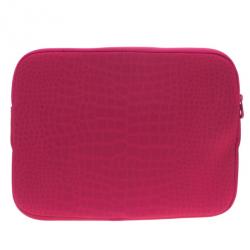 Marc by Marc Jacobs Pink 13" Trompe l'Oeil Croc-Print Laptop Case