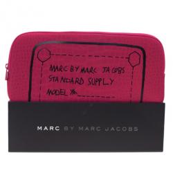 Marc by Marc Jacobs Pink 13" Trompe l'Oeil Croc-Print Laptop Case