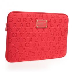 Marc by Marc Jacobs Red Dreamy Logo 11 Laptop Case