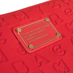 Marc by Marc Jacobs Red Dreamy Logo 11 Laptop Case
