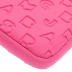 Pre Owned Marc by Marc Jacobs Pink Dreamy Logo Laptop Case