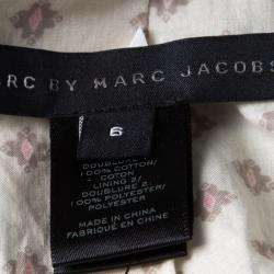 Pre Owned Marc by Marc Jacobs Stormy Sky Blue Cosmo Satin Blazer M