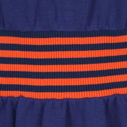 Pre Owned Marc By Marc Jacobs Navy Blue Saddle Sleeve Sweatshirt Dress M