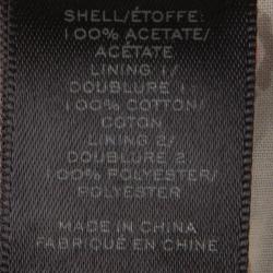 Pre Owned Marc by Marc Jacobs Stormy Sky Blue Cosmo Satin Blazer S