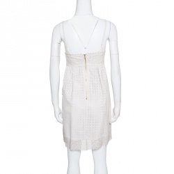 Pre Owned فستان بيبي دول مارك باي مارك جاكوبس جلد خروف مثقب S