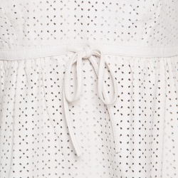 Pre Owned فستان بيبي دول مارك باي مارك جاكوبس جلد خروف مثقب S