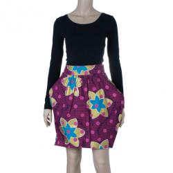 مملوكة مسبقًا تنورة مارك باي مارك جاكوبس البنفسجي الموردة M