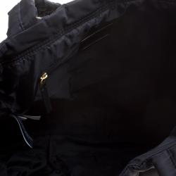 Pre Owned Marc by Marc Jacobs Black Quilted Nylon Crosby Tote