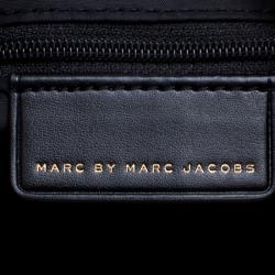 Pre Owned Marc by Marc Jacobs Black Quilted Nylon Crosby Tote