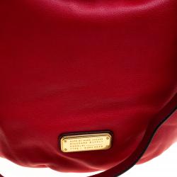 مملوكة مسبقًا حقيبة مارك باي مارك جاكوبس نيو Q هيليار جلد أحمر