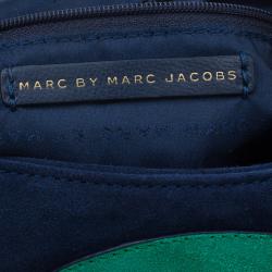 Pre Owned Marc by Marc Jacobs Multicolor Suede Etta Patchwork Clutch