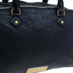 Pre Owned Marc by Marc Jacobs Black Leather Washed Up Lauren Satchel