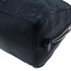 Pre Owned Marc by Marc Jacobs Black Leather Washed Up Lauren Satchel