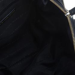 Pre Owned Marc by Marc Jacobs Black Leather Washed Up Lauren Satchel