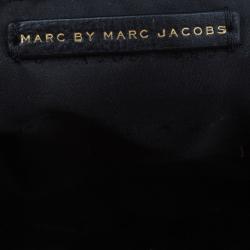 Pre Owned Marc by Marc Jacobs Black Leather Washed Up Lauren Satchel
