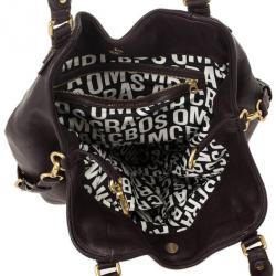 مملوكة مسبقًا Marc by Marc Jacobs Dark Purple Classic Francesca Large Tote Bag