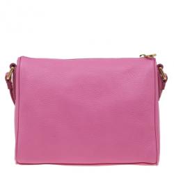 Pre Owned Marc by Marc Jacobs Pink Leather Small Crossbody Bag