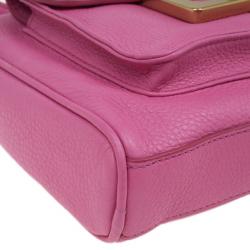 Pre Owned Marc by Marc Jacobs Pink Leather Small Crossbody Bag