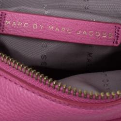 Pre Owned Marc by Marc Jacobs Pink Leather Small Crossbody Bag
