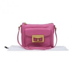 Pre Owned Marc by Marc Jacobs Pink Leather Small Crossbody Bag