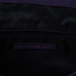 Pre Owned Marc by Marc Jacobs Pansy Purple Revolution Messenger Bag