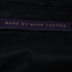 Pre Owned Marc by Marc Jacobs Pansy Purple Revolution Messenger Bag