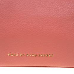 مملوكة مسبقًا Marc by Marc Jacobs Rose Leather What's The T Two-Tone Tote