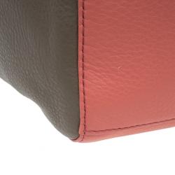 مملوكة مسبقًا Marc by Marc Jacobs Rose Leather What's The T Two-Tone Tote