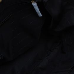 Pre Owned Marc by Marc Jacobs Black/White Leather Here's The T Snake Print Tote