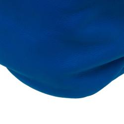 Pre Owned Marc by Marc Jacobs Blue Leather Marchive Messenger Bag