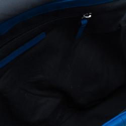 Pre Owned Marc by Marc Jacobs Blue Leather Marchive Messenger Bag