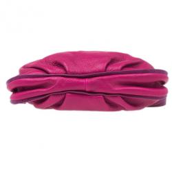 Pre Owned Marc by Marc Jacobs Pop Pink Leather Classic Q Natasha Bag