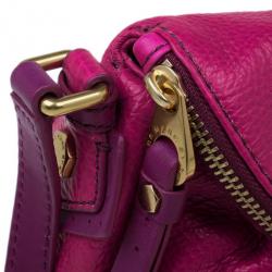 Pre Owned Marc by Marc Jacobs Pop Pink Leather Classic Q Natasha Bag