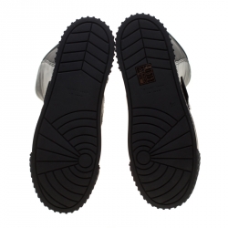 Pre Owned حذاء بوت رياضي مارك باي مارك جاكوبس فوق الركبة ثومبسون جلد أسود مقاس 36