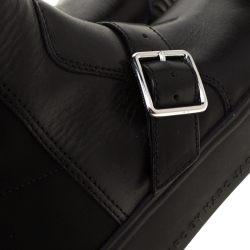 Pre Owned حذاء بوت رياضي مارك باي مارك جاكوبس فوق الركبة ثومبسون جلد أسود مقاس 36