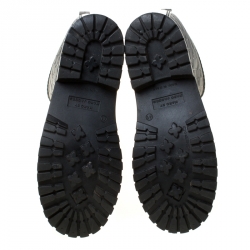 مملوكة مسبقًا Marc by Marc Jacobs Black Rubber Alphabet Rain Boots Size 41