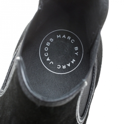 Pre Owned حذاء رياضي مارك باي مارك جاكوبس غراهام سويدي أسود مرصع مقاس 38