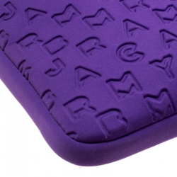 Marc by Marc Jacobs Purple Monogram Fabric Laptop Bag