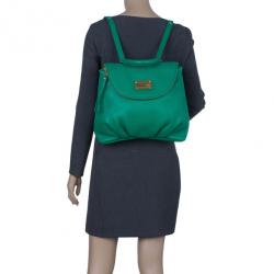 Marc by Marc Jacobs Green Classic Q Mariska Leather Backpack