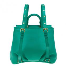 Marc by Marc Jacobs Green Classic Q Mariska Leather Backpack