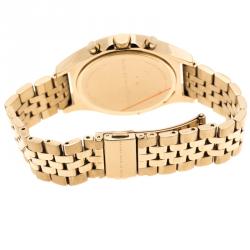 Marc by Marc Jacobs Silver Gold Plated Steel Fergus Chronograph MBM3379 Women's Wristwatch 38 mm