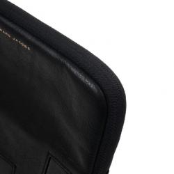 Pre Owned Marc by Marc Jacobs Black Leather Big Jac iPad Case