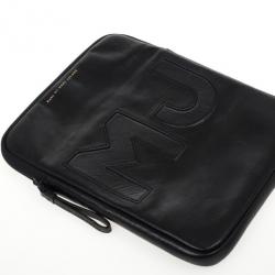 Pre Owned Marc by Marc Jacobs Black Leather Big Jac iPad Case