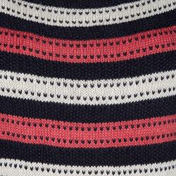 Pre Owned Marc By Marc Jacobs Multicolor Kay Striped Linen Blend Knit Top S