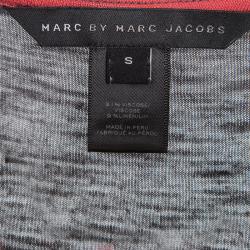 Pre Owned Marc by Marc Jacobs Color Block Tanya Slub Jersey Dress S