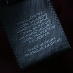 Pre Owned Marc by Marc Jacobs Magenta Animal Printed Silk Belted Dress S